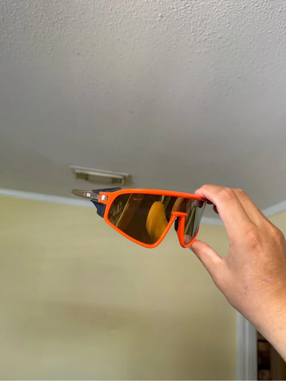 Orange Sport Sunglasses with Amber Lenses Oakley